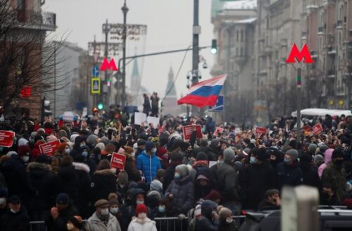 Протести в Росії 23 січня - Росія повстала проти Путіна - фото - відео