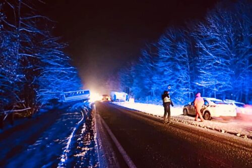 Новини ДТП - На Івано-Франківщині розбився автобус зі Львова - фото