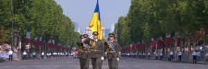У Парижі до параду з нагоди Дня взяття Бастилії долучилися українські військові та Зеленський