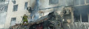 Безпілотник РФ влучив у житловий будинок в Чернігові (ВІДЕО)