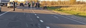 На Львівщині у зіткненні з автопоїздом загинув мотоцикліст