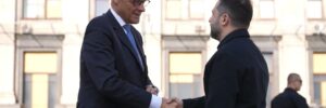 Мерц разом із Зеленським відвідав місце російського удару по Академії наук у Києві